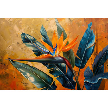 tableau fleur acrylique